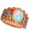 Le Vian Rainbow Multi-Gemstone (3-1/6 ct. t. w. ) & Diamond Accent Ring in 14k Rose Gold
