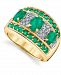Emerald (2-5/8 ct. t. w. ) & Diamond (1/4 ct. t. w. ) Statement Ring in 14k Gold