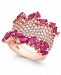 Rosa by Effy Ruby (3-1/4 ct. t. w. ) & Diamond (1-3/8 ct. t. w. ) Ring in 14k Rose Gold
