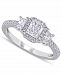 Diamond Radiant Three-Stone Engagement Ring (1 ct. t. w. ) in 14k White Gold