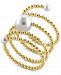 Effy Cultured Freshwater Pearl (3 - 3-1/2mm & 8 - 8-1/2mm) Beaded Coil Ring in 14k Gold