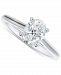 Portfolio by De Beers Forevermark Diamond Oval-Cut Cathedral Solitaire Engagement Ring (5/8 ct. t. w. ) in 14k White Gold
