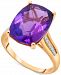 Amethyst (6 ct. t. w. ) & Diamond Accent Statement Ring in 14k Gold