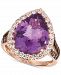 Le Vian Grape Amethyst (6-3/8 ct. t. w. ) & Diamond (1 ct. t. w. ) Ring in 14k Rose Gold