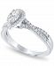 Diamond Pear Halo Ring (1/2 ct. t. w. ) in 14k White Gold