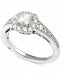 Marchesa Certified Diamond Vintage Inspired Princess Engagement Ring (1 ct. t. w. ) in 18k White Gold, Created for Macy's