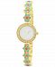 Charter Club Women's Multicolor Crystal Gold-Tone Bracelet Watch 29mm, Created for Macy's