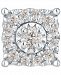 Men's Diamond Cluster Single Stud Earrings (1/4 ct. t. w. ) in 10k White Gold