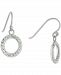 Giani Bernini Crystal Circle Drop Earrings in Sterling Silver, Created for Macy's
