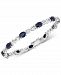 Sapphire Link Bracelet (10-1/2 ct. t. w. ) in Sterling Silver