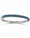 Effy London Blue Topaz Pave Bangle Bracelet (4-1/4 ct. t. w. ) in Sterling Silver