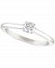 Diamond Solitaire Engagement Ring (1/4 ct. t. w. ) in 14K White Gold or 14K Yellow and White Gold
