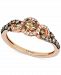 Le Vian Diamond Three-Stone Ring in 14k Rose Gold (1/2 ct. t. w. )