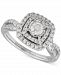 Diamond Double Halo Engagement Ring (3/4 ct. t. w. ) in 10k White Gold