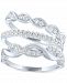 3-Pc. Set Diamond Stack Rings (1/2 ct. t. w. ) in Sterling Silver