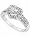 Diamond Heart Halo Ring (1/2 ct. t. w. ) in 10k White Gold