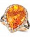 Le Vian Cinnamon Citrine (6-3/8 ct. t. w. ) & Diamond (1 ct. t. w. ) Ring in 14k Rose Gold