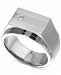 Men's Diamond Accent Ring in Titanium