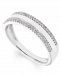 Certified Diamond (1/6 ct. t. w. ) Band in 14K White Gold