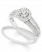 Certified Diamond (1 ct. t. w. ) Bridal Set in 14k White Gold