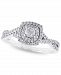 Diamond 3/8 ct. t. w. Halo Engagement Ring in 14k White Gold