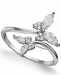 Giani Bernini Cubic Zirconia Butterfly Bypass Ring in Sterling Silver, Created for Macy's
