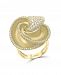Effy Diamond Pave Flower Statement Ring (1-1/2 ct. t. w. ) in 14k Gold