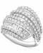 Wrapped in Love Diamond Layered Cluster Ring (2 ct. t. w. ) in Sterling Silver, Created for Macy's