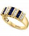 Effy Sapphire (5/8 ct. t. w. ) & Diamond (1/3 ct. t. w. ) Ring in 14k Gold