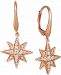 Le Vian Nude Diamonds Celestial Star Drop Earrings (3/8 ct. t. w. ) in 14k Rose Gold