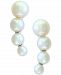 Effy Cultured Freshwater Pearl (3mm-5-1/2mm) Ear Climbers in Sterling Silver
