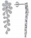 Diamond Floral Drop Earrings (1-1/2 ct. t. w. ) in 14k White Gold