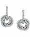 Giani Bernini Cubic Zirconia Interwoven Drop Earrings in Sterling Silver, Created for Macy's