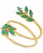 Emerald Coil Statement Ring (9/10 ct. t. w. ) in 14k Gold