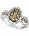 Le Vian Chocolatier Diamond Oval Cluster Ring (3/4 ct. t. w. ) in 14k White Gold