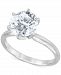 Diamond (3 ct. t. w. ) Solitaire Engagement Ring in 14K White Gold
