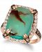 Le Vian Creme Brulee Aquaprase Candy & Diamond (5/8 ct. t. w. ) Statement Ring in 14k Rose Gold