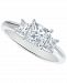Portfolio by De Beers Forevermark Diamond Princess-Cut Three Stone Diamond Engagement Ring (1-1/4 ct. t. w. ) in 14k White Gold