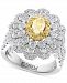 Effy Yellow Diamond (7/8 ct. t. w. ) & White Diamond (1-1/3 ct. t. w. ) Ring in 18k Two-Tone Gold