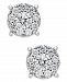 Diamond Cluster Stud Earrings (1 ct. t. w. ) in 14k White Gold