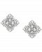 Diamond Quatrefoil Cluster Stud Earrings (1/4 ct. t. w. ) in Sterling Silver