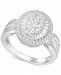 Diamond Oval Cluster Statement Ring (1 ct. t. w. ) in 14k White Gold