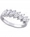 Lab-Created Moissanite Marquise Statement Ring (1-3/4 ct. t. w. ) in 10k White Gold