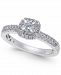 Diamond Halo Engagement Ring (1/2 ct. t. w) in 14k White Gold
