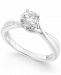 Diamond Solitaire Engagement Ring (1/3 c. t. t. w. ) in 14k White Gold