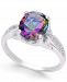 Mystic Topaz (3 ct. t. w. ) and Diamond Accent Ring in 14k White Gold