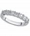 Diamond Band (1/4 ct. t. w. ) in Sterling Silver or 14k Gold over Sterling Silver