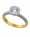 Halo Diamond(1 ct. t. w. ) Engagement Ring in 14K Yellow Gold