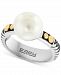 Effy Cultured Freshwater Pearl (10mm) Ring in Sterling Silver and 18k Gold