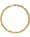 Wheat Link Chain Bracelet in 14k Gold